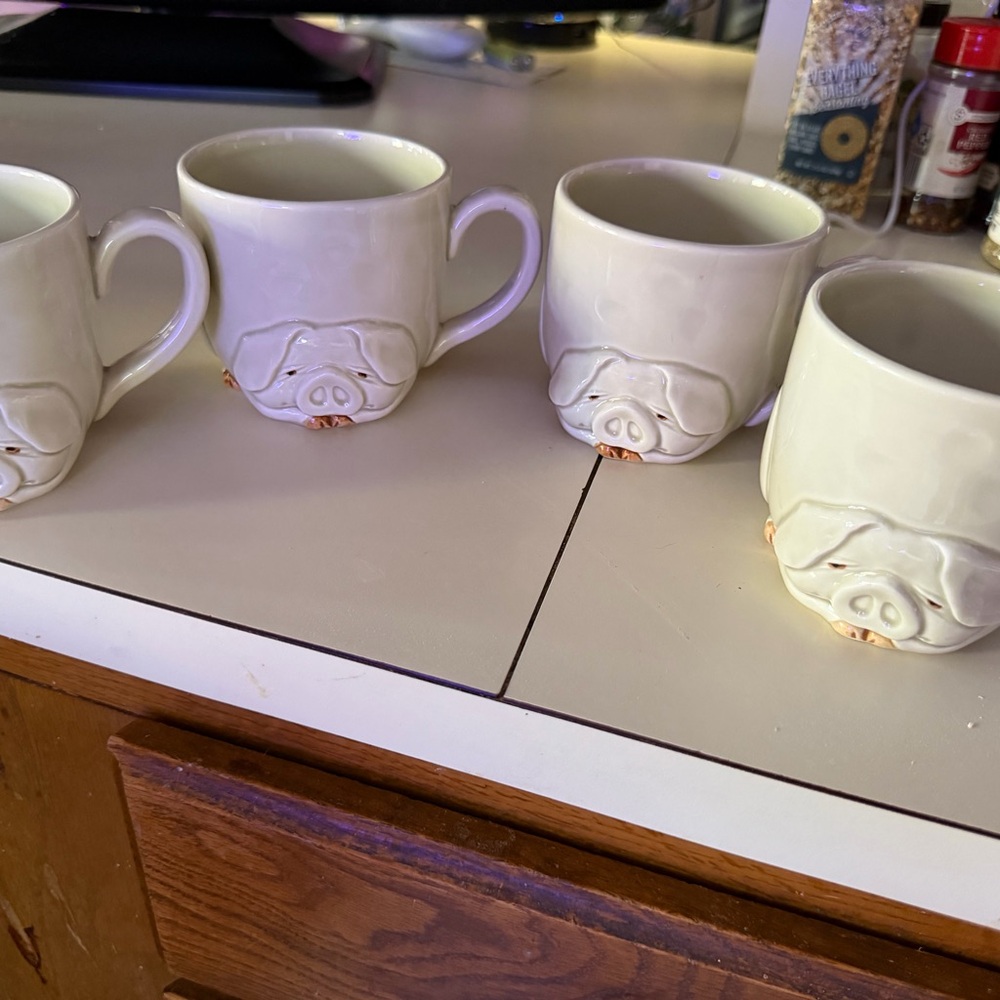 Fitz and Floyd coffee mugs